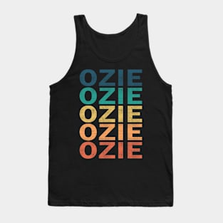 Ozie Name T Shirt - Ozie Vintage Retro Name Gift Item Tee Tank Top